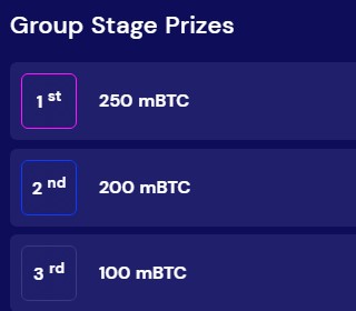 Jackmate Fantasy Group stage prizes